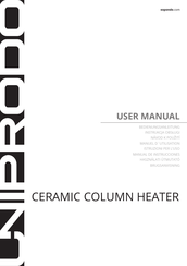 UNIPRODO UNI HEATER 11 Manual De Instrucciones