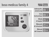 Boso Bosch+Sohn medicus family 4 Manual Del Usuario