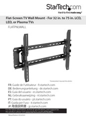 StarTech FLATPNLWALL Guia Del Usuario