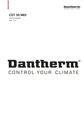 Dantherm CDT 90 MKII Manual Del Usuario