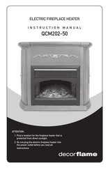 decorflame QCM202-50 Manual De Instrucciones