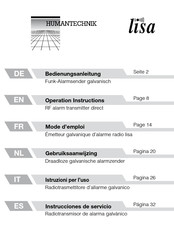 HumanTechnik lisa Instrucciones De Servicio
