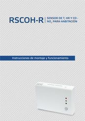 Sentera Controls RSCOH-R Instrucciones De Montaje Y Funcionamiento