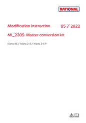 Rational iVario XS Instrucciones De Modificación