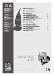 Lavor CRYSTAL CLEAN Instrucciones Para El Uso