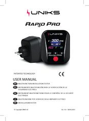 Uniks Rapid Pro Manual De Instrucciones