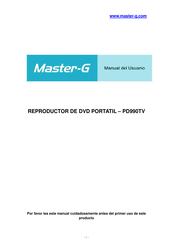 Master-G D990TV Manual Del Usuario