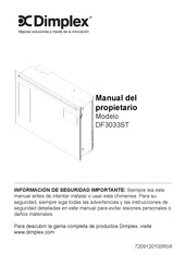 Dimplex DF3033ST Manual Del Propietário
