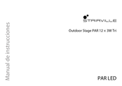 thomann Stairville Outdoor Stage PAR 12 x 3W Tri Manual De Instrucciones