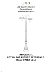 LUTEC 6940004012 Manual Del Usuario