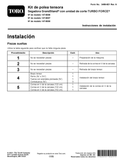 Toro 147-5036 Instrucciones De Instalación