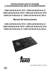 Teka CGW LUX 70 5G AI AL CI Manual De Instrucciones