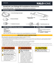 Halo home Smart MicroEdge HLB QL4 Instrucciones De Instalación