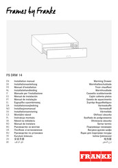 Franke Frames FS DRW 14 Manual De Instalación