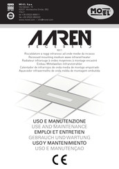 MO-EL AAREN RECESSED 9011 Uso Y Mantenimiento