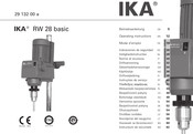 IKA RW 28 basic Indicaciones De Seguridad