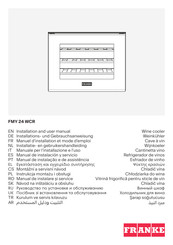Franke FMY 24 WCR Manual De Instalación Y Servicio