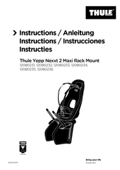 Thule 12080232 Instrucciones