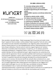 KUNERT LAZZIO Manual De Instrucciones