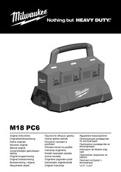 Milwaukee M18 PC6 Manual Original