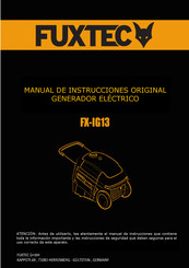 FUXTEC FX-IG13 Manual De Instrucciones Original