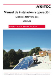 AXITEC AC Serie Manual De Instalación Y Operación