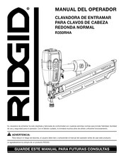 Ridgid R350RHA Manual Del Operador