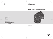 Bosch GEX 185-LI Professional Manual Original