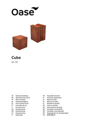 Oase Cube 90 CS Instrucciones De Uso