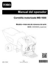 Toro MB-1600 Manual Del Operador