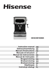 Hisense HESCM15DBK Manual De Instrucciones