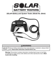 Solar BA44 Manual De Instrucciones