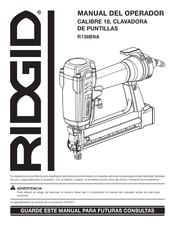 RIDGID R138BNA Manual Del Operador