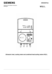 Siemens WS.5 Serie Manual De Manejo