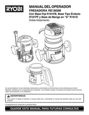 Ryobi RE1802M Manual Del Operador