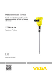 Vega VEGACAL 64 Instrucciones De Servicio