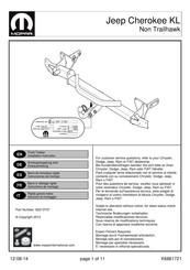 Mopar 82213737 Instrucciones De Montaje