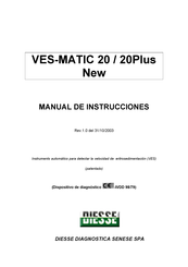 Diesse VES-MATIC 20Plus Manual De Instrucciones