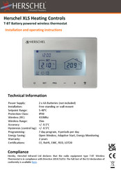 Herschel T-BT Instrucciones De Instalación Y  Operación