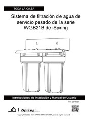 Ispring WGB21B-PB Instrucciones De Instalación Y Manual De Usuario