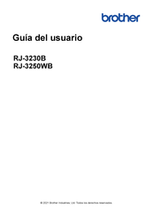 Brother RJ-3230B Guia Del Usuario