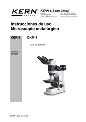 KERN Optics OKM-1 Serie Instrucciones De Uso