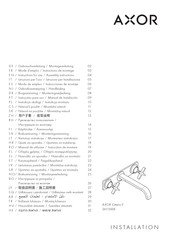 Axor Citterio E 36115 Serie Modo De Empleo/Instrucciones De Montaje