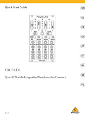 Behringer FOUR LFO Guia De Inicio Rapido