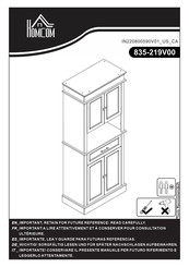 HOMCOM 835-219V00 Instrucciones De Montaje