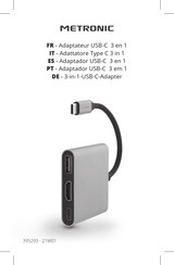 Metronic 21W01 Guia Del Usuario