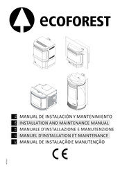 ECOFOREST Eco mini Manual De Instalación Mantenimiento Y Operación