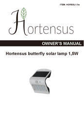 Hortensus HORBSL1.5w Manual Del Usuario