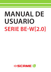 Scame BE-W Serie Manual De Usuario