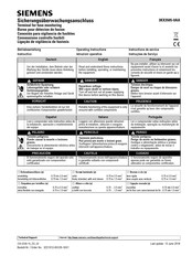 Siemens 3KL52 Instructivo